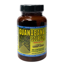 Guanabana Soursop Leaf Capsules, 90 Count